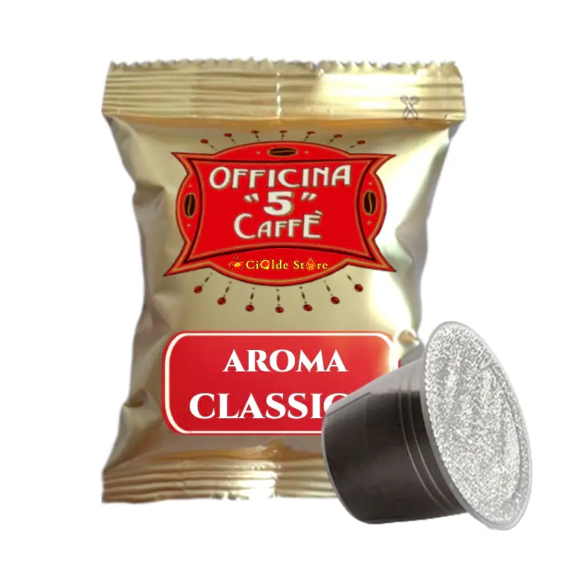100 Capsule Aroma Classico Officina 5 compatibili Nespresso