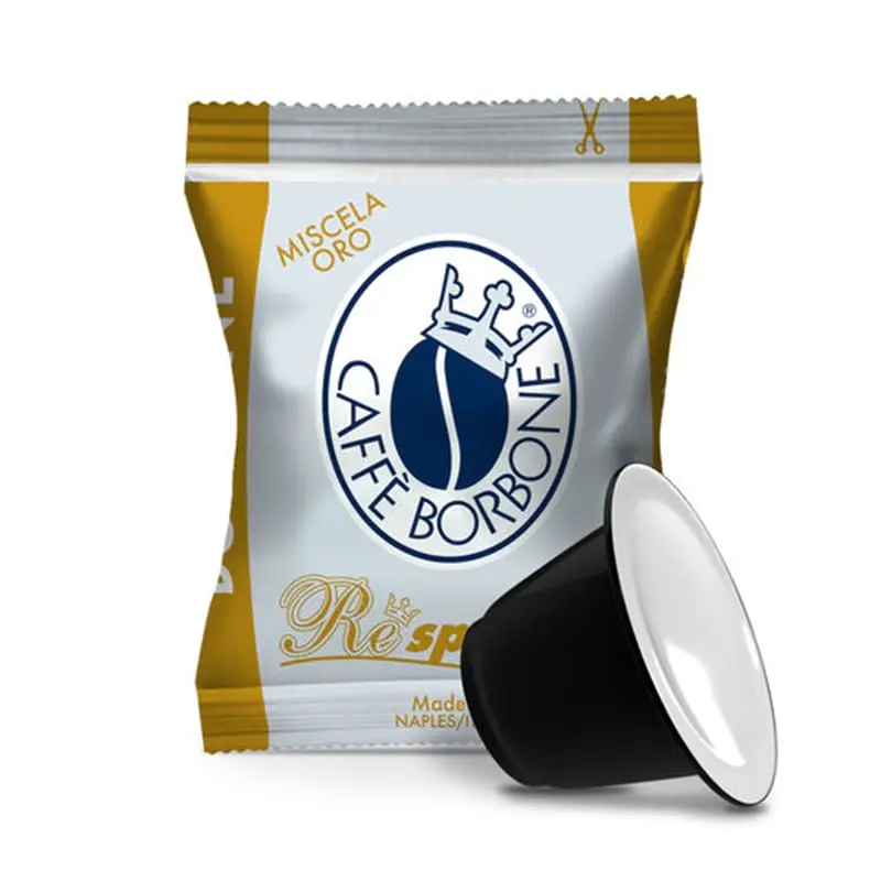 100 Capsule Borbone miscela Oro compatibili Nespresso