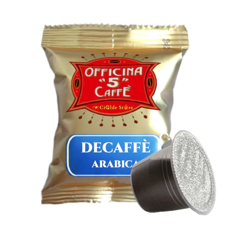 100 Capsule Decaffè Officina 5 compatibili Nespresso