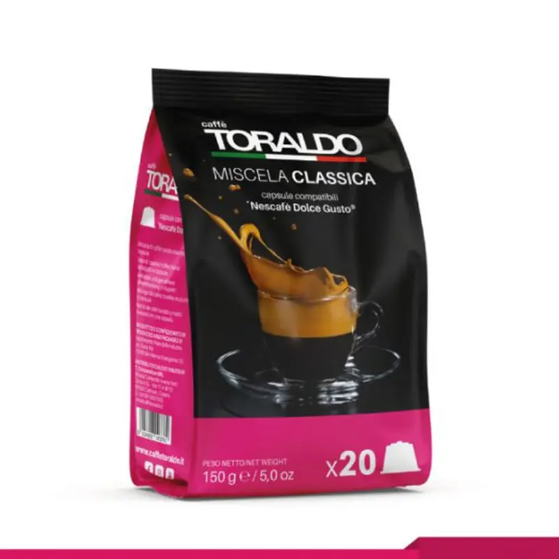 100 Capsule Toraldo miscela Classica compatibili Dolce Gusto