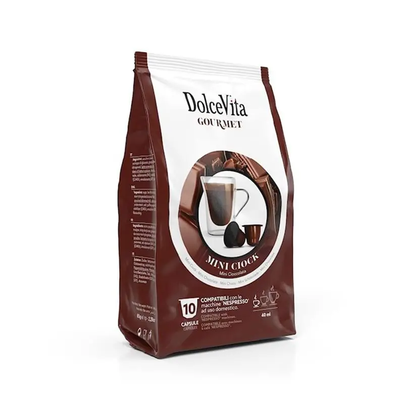 10 Capsule Miniciock Dolce Vita compatibili Nespresso
