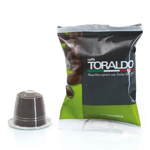 100 Capsule Toraldo miscela Aromatica compatibili Nespresso