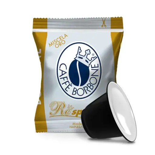 100 Capsule Borbone miscela Oro compatibili Nespresso