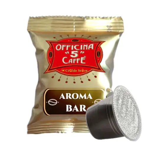 100 Capsule Aroma Bar Officina 5 compatibili Nespresso