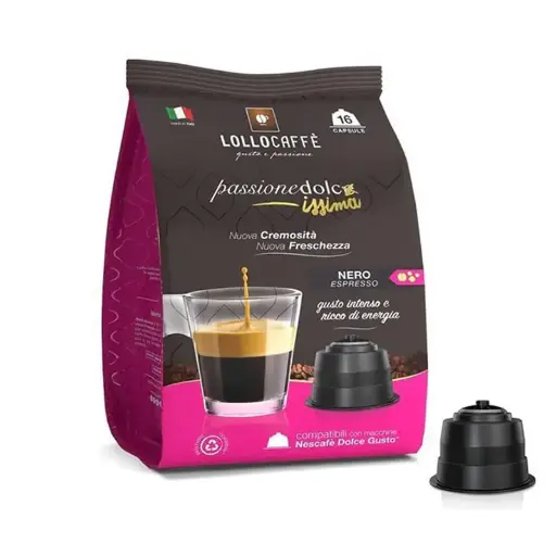 96 Capsule Lollo Nero compatibili Dolce Gusto