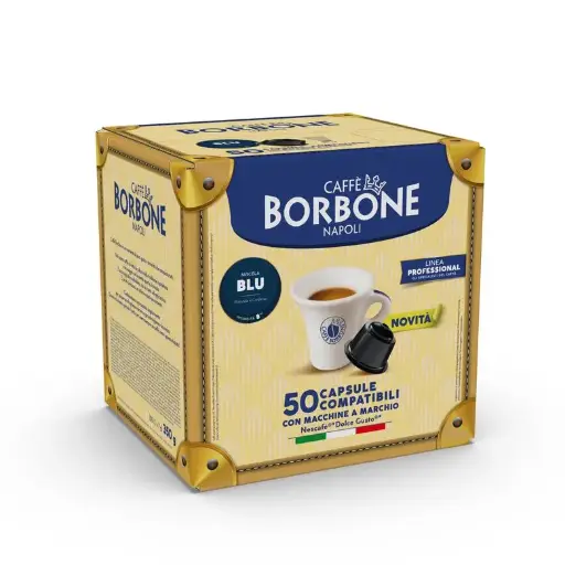 50 Capsule Borbone miscela Blu compatibili Nescafè Dolce Gusto