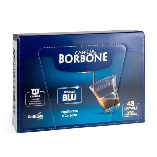 48 Capsule Borbone miscela Blu originali Caffitaly