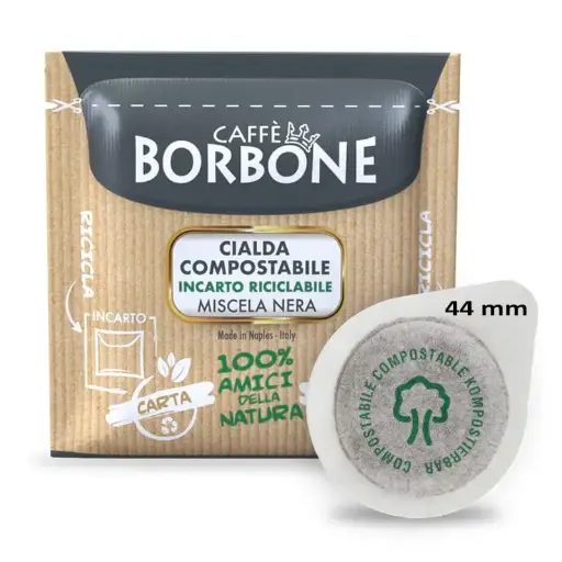 150 Cialde filtro carta 44 Borbone miscela Nera