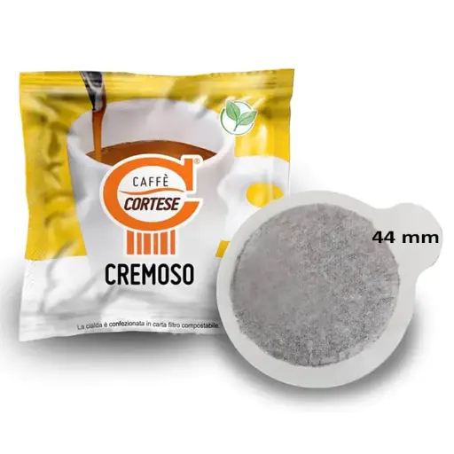 150 Cialde filtro carta 44 Cortese miscela Cremoso